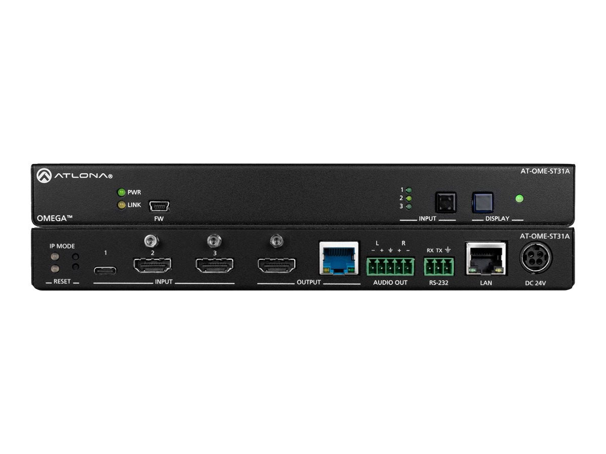 Atlona AT-OME-ST31A Three-Input Switcher HDBaseT Transmitter