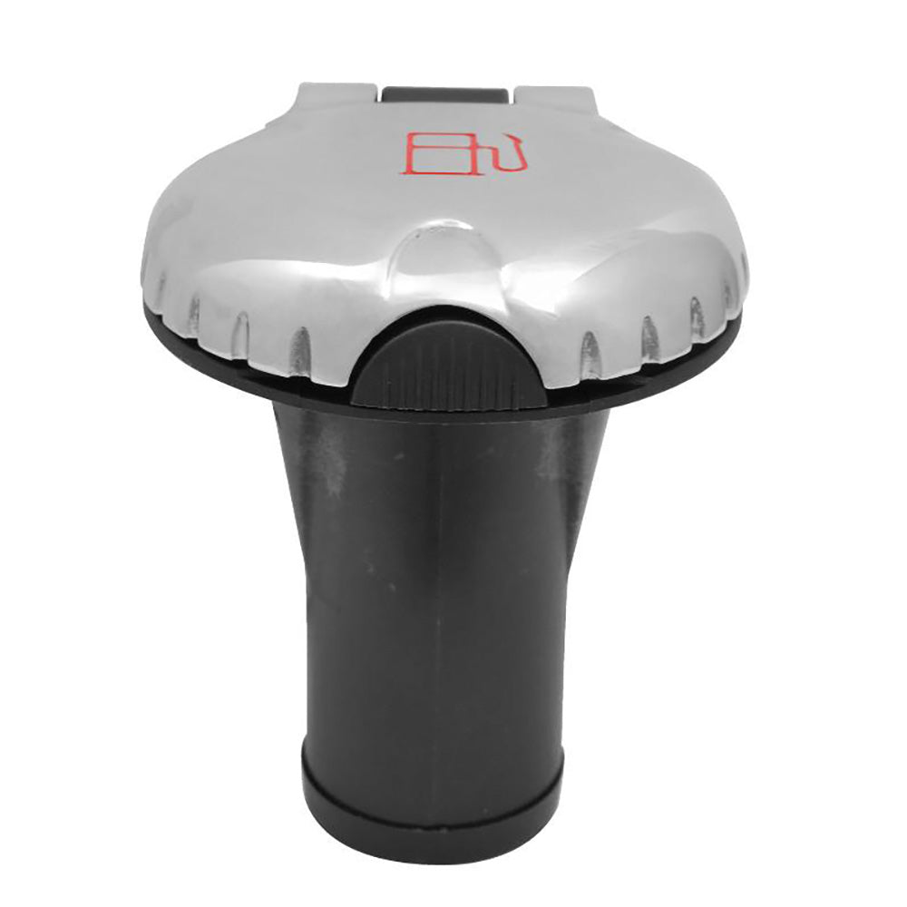 Attwood Deck Fill f/Carbon Canister System - Straight Body &amp; Scalloped Stainless Steel