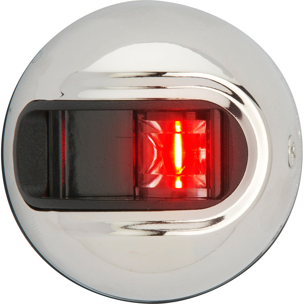 Attwood LightArmor Vertical Surface Mount Navigation Light - Port (red) - Stainless Steel