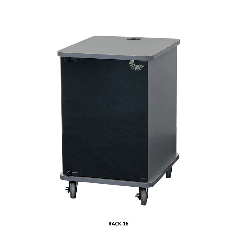 Audio Visual Furniture Deluxe Mobile AV Rack (12RU, Various) RACK-12