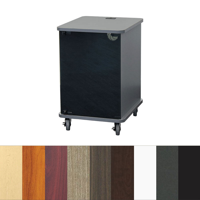 Audio Visual Furniture Deluxe Mobile AV Rack (16RU, Various) RACK-16
