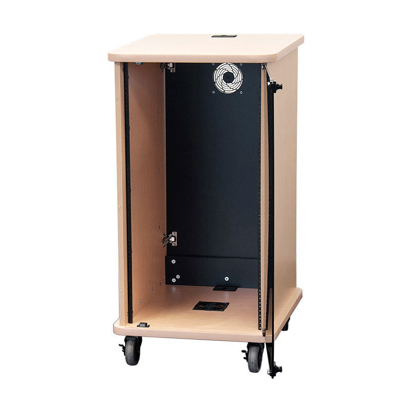 Audio Visual Furniture Deluxe Mobile AV Rack (21RU, Various) RACK-21