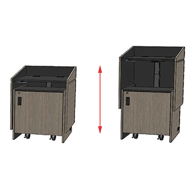 Audio Visual Furniture Electric Lift Lectern LEXYZ34