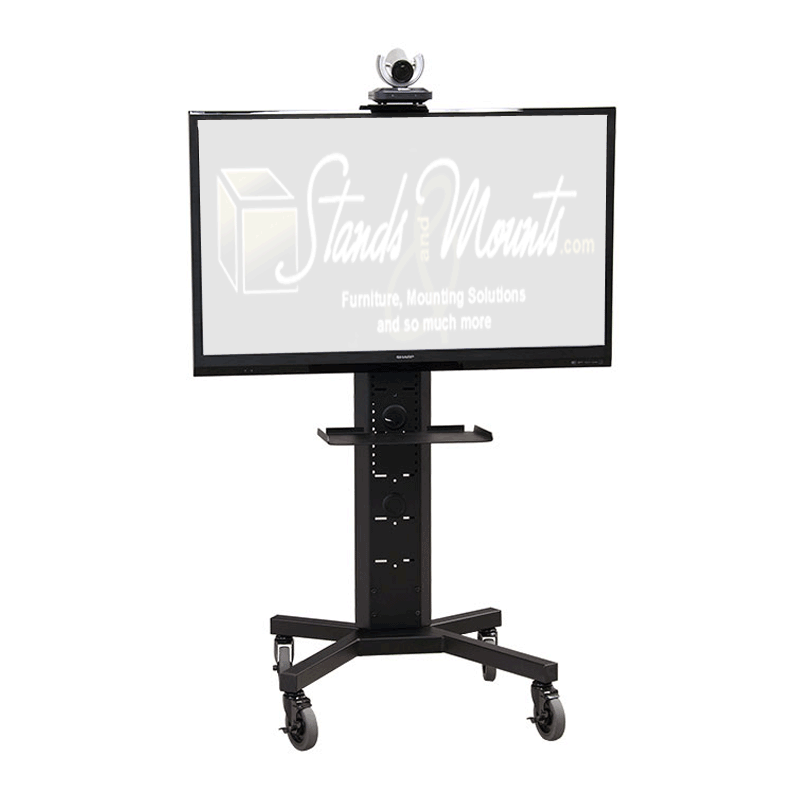 Audio Visual Furniture Large Mobile Video Conferencing Cart PM-S-FL
