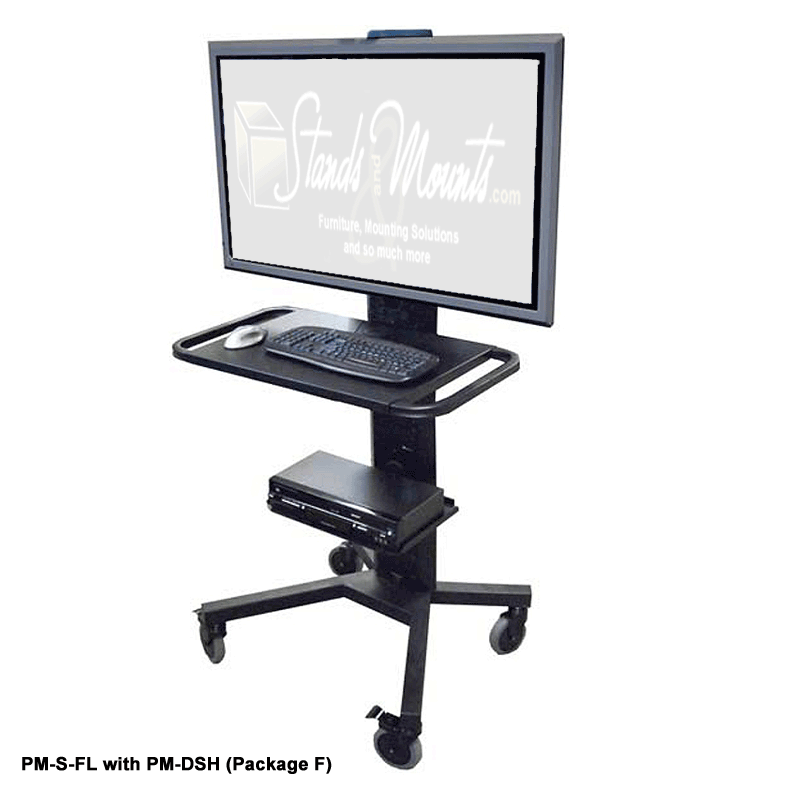 Audio Visual Furniture Large Mobile Video Conferencing Cart PM-S-FL