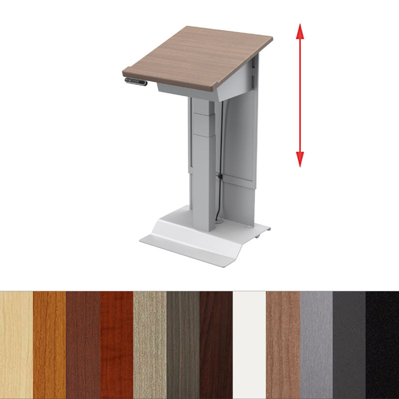 Audio Visual Furniture Metal Electric Lift Lectern (Storage) LEX28