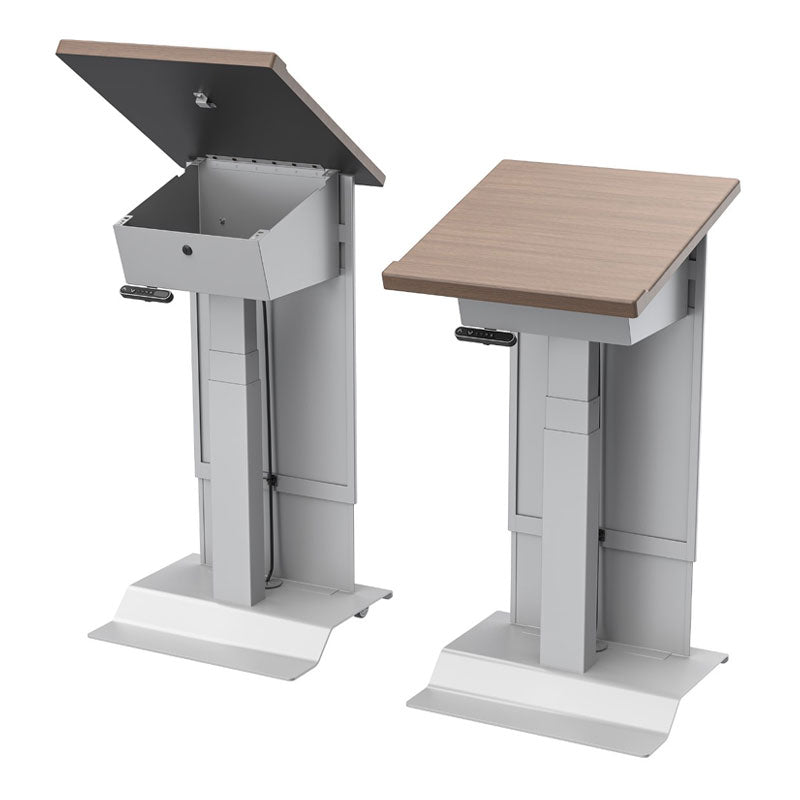 Audio Visual Furniture Metal Electric Lift Lectern (Storage) LEX28