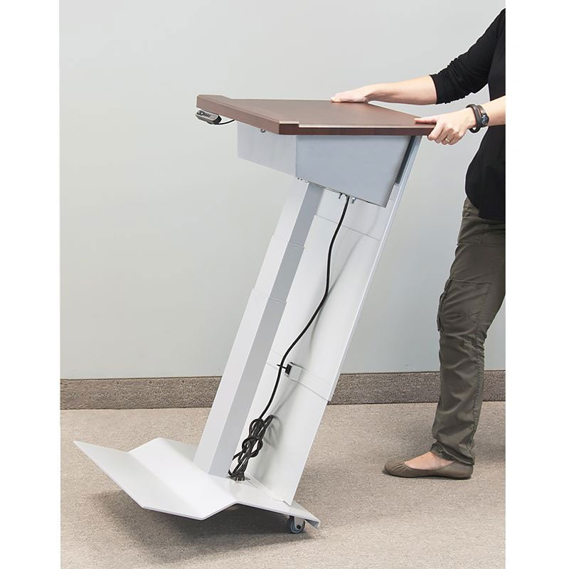 Audio Visual Furniture Metal Electric Lift Lectern (Storage) LEX28