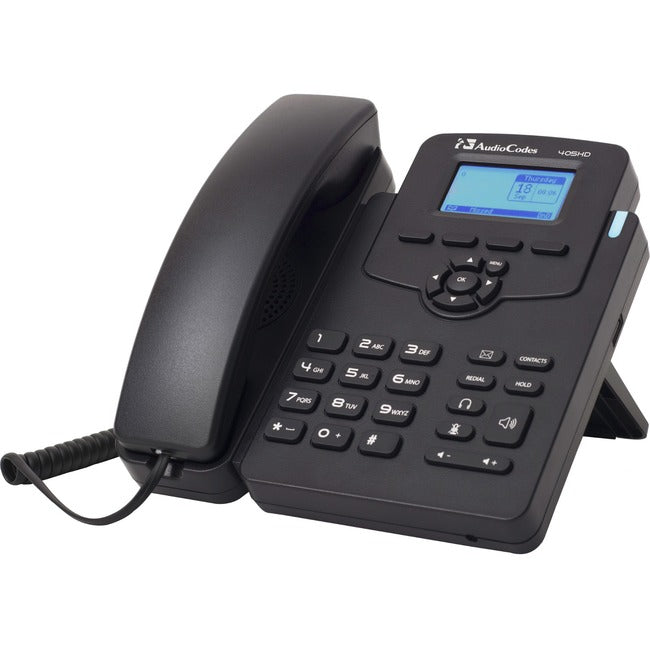 AudioCodes 405HD IP Phone - Corded - Corded - Black UC405HDEG