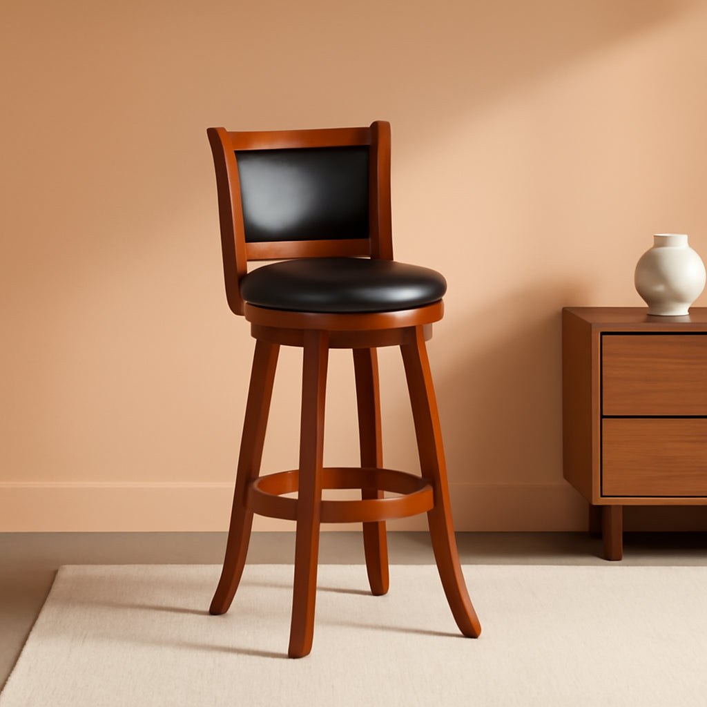 Augusta Extra Tall Bar Stool 34-Inch Swivel Elegant Home