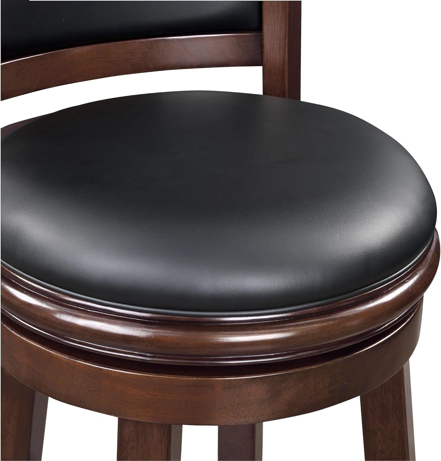Augusta Extra Tall Bar Stool Cappuccino Swivel Seat