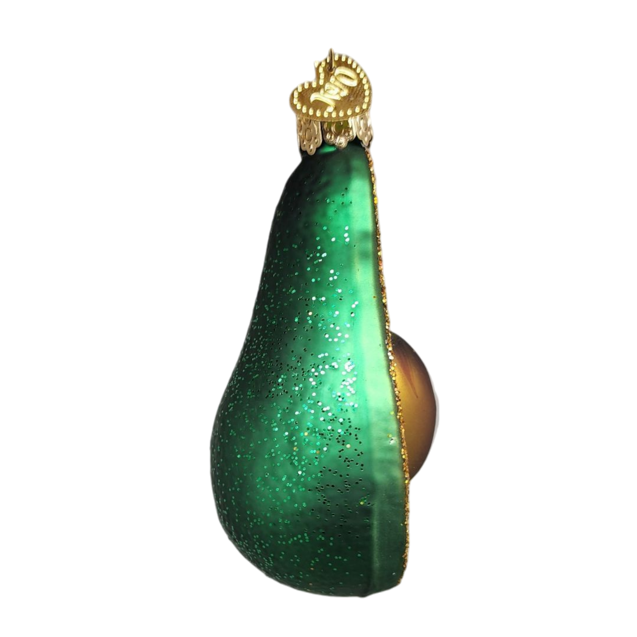 Avocado Glass Ornament