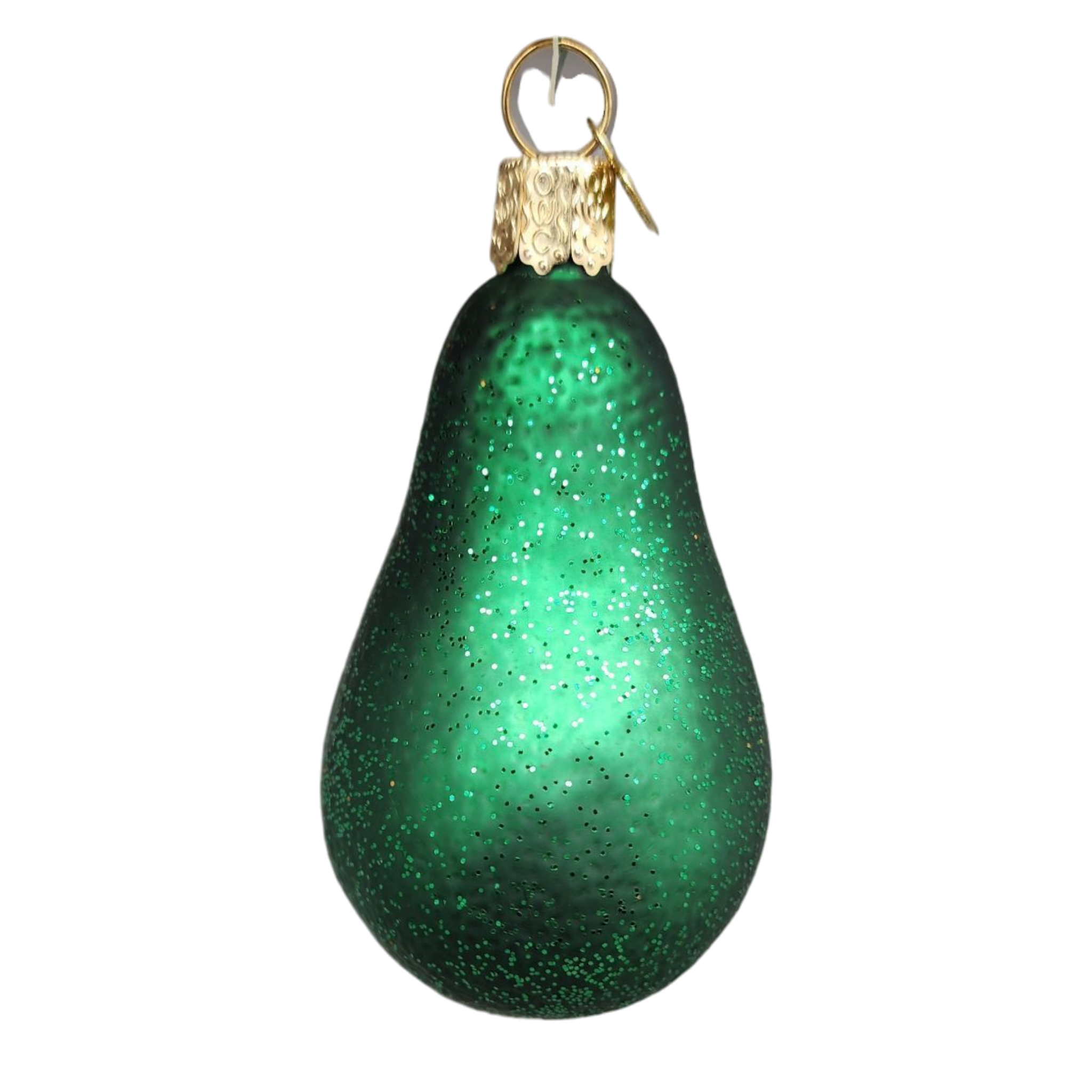 Avocado Glass Ornament