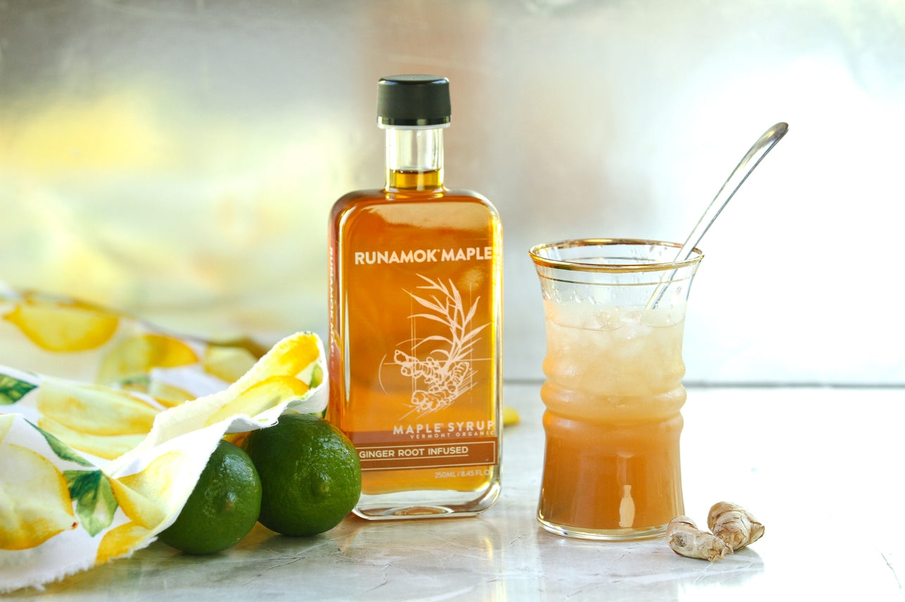 Award-Winning Ginger Root Infused Organic Maple Syrup