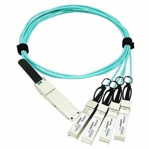 Axiom 100GBASE-AOC QSFP28 to 4 SFP28 Active Optical Cable 15m