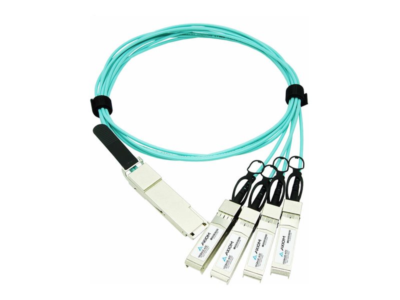 Axiom - 100GBase-AOC direct attach cable - QSFP28 to SFP28 - 15 m - fiber optic - active