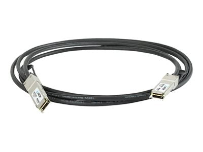 Axiom - 100GBase-CR4 direct attach cable - QSFP28 (M) to QSFP28 (M) - 3.3 ft - twinaxial - passive - for P/N: X695-48Y-8C-DC-R 100G-DACP-QSFP1M-AX