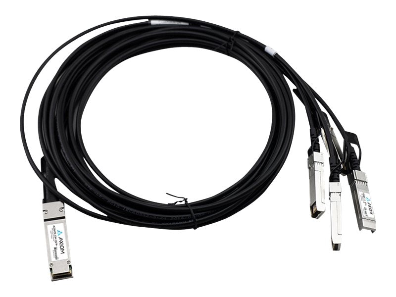 Axiom - 100GBase-CR4 direct attach cable - QSFP28 (M) to SFP28 (M) - 16.4 ft - passive