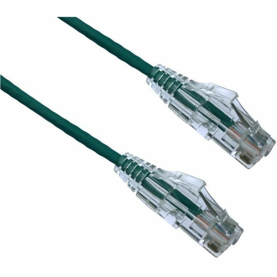 Axiom 10FT CAT6 Snagless BENDnFLEX Ultra-Thin Patch Cable - Green - TAA Compliant - 10 ft