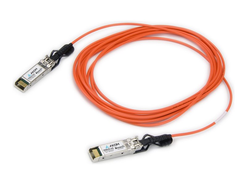 Axiom - 10GBase-AOC direct attach cable - SFP+ (M) to SFP+ (M) - 10 m - fiber optic - Active Optical Cable (AOC) UACC-AOC-SFP10-10M-AX