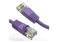 Axiom 12FT CAT5E 350mhz Patch Cable Molded Boot (Purple) - TAA Compliant - 12 ft Category