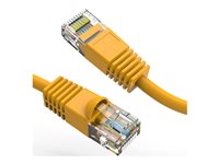 Axiom 30FT CAT5E 350mhz Patch Cable Molded Boot (Yellow) - TAA Compliant - 30 ft Category