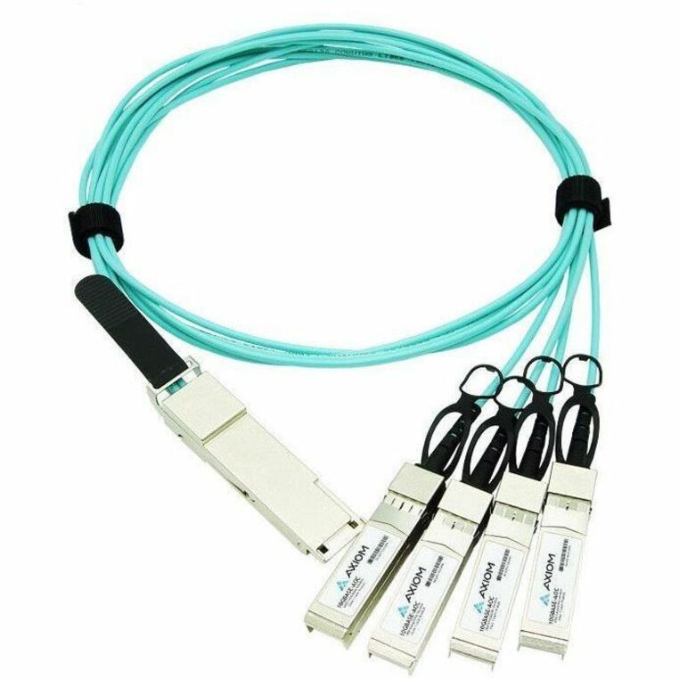 Axiom 40GBASE-AOC QSFP+ to 4 SFP+ Active Optical Cable Cisco Compatible, 5m TAA - 16.40