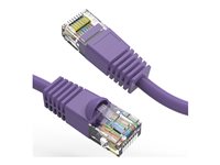 Axiom 8FT CAT5E 350mhz Patch Cable Molded Boot (Purple) - TAA Compliant - 8 ft Category