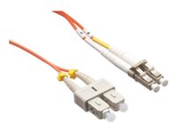 Axiom LC/SC Multimode Duplex OM2 50/125 Fiber Optic Cable 1m - TAA Compliant - 3.28 ft