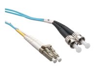 Axiom LC/ST 10G Multimode Duplex OM3 50/125 Fiber Optic Cable 12m - TAA Compliant - 39.37