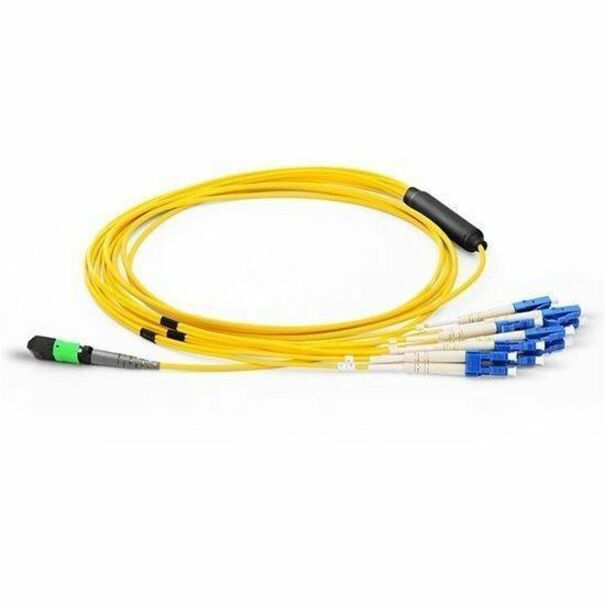 Axiom MPO Female to 4 LC Singlemode 9/125 Fiber Breakout Cable 8m - TAA Compliant - 26.25