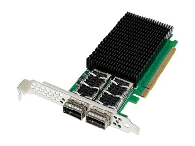 Axiom - Network adapter - PCIe 3.0 x16 low profile - 100 Gigabit QSFP28 x 2 MCX516A-CCAT-AX