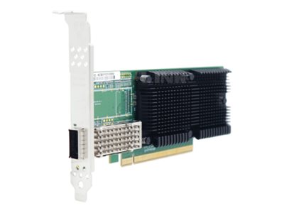 Axiom - Network adapter - PCIe 4.0 x16 low profile - 100 Gigabit QSFP28 x 1 PCIE4-1QSFP28-AX