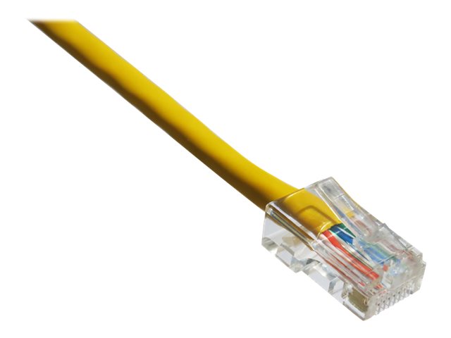 Axiom - Patch cable - RJ-45 (M) to RJ-45 (M) - 35 ft - UTP - CAT 6 - stranded - yellow