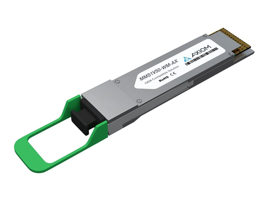 Axiom - QSFP-DD transceiver module (equivalent to: Mellanox MMS1V50-WM) - 400GbE - 400GBase-FR4 - LC single-mode - up to 1.2 MMS1V50-WM-AX