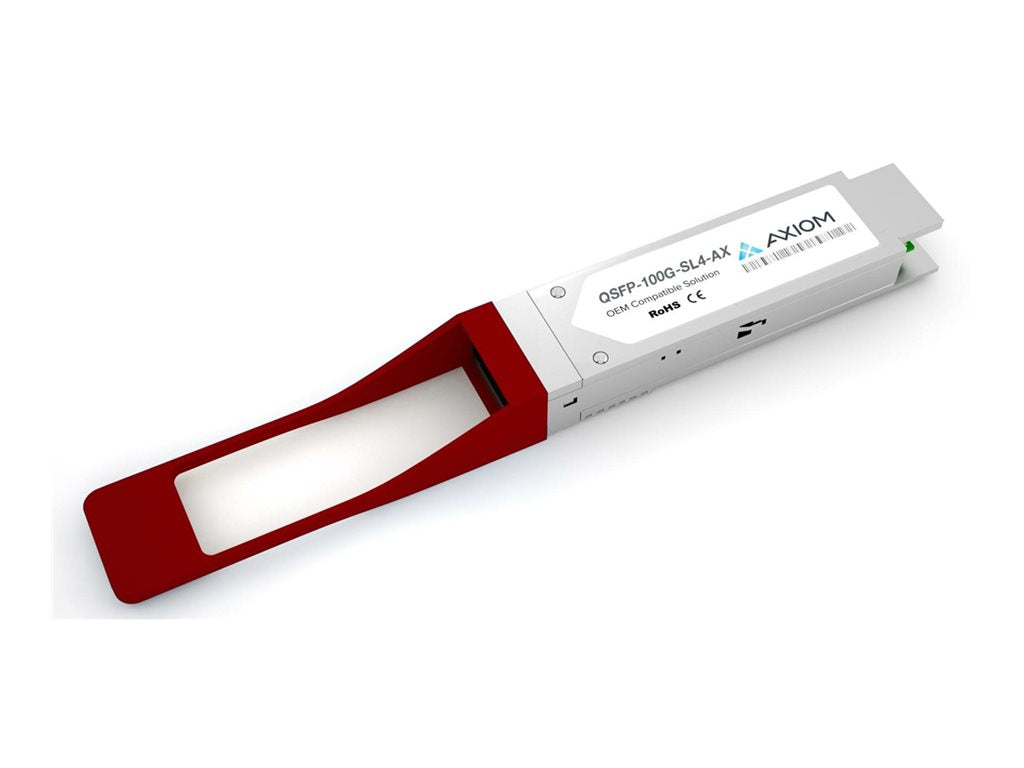 Axiom - QSFP28 transceiver module (equivalent to: Arista Networks QSFP-100G-SL4=) - 100GbE - 100GBase-SL4 - MPO-12 multi-mode QSFP-100G-SL4-AX