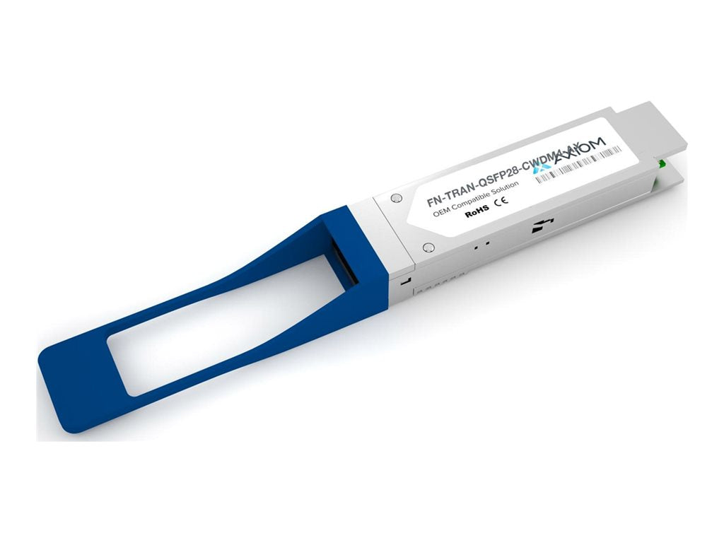 Axiom - QSFP28 transceiver module (equivalent to: Fortinet FN-TRAN-QSFP28-CWDM4) - 100GbE - 100GBase-CWDM4 - LC