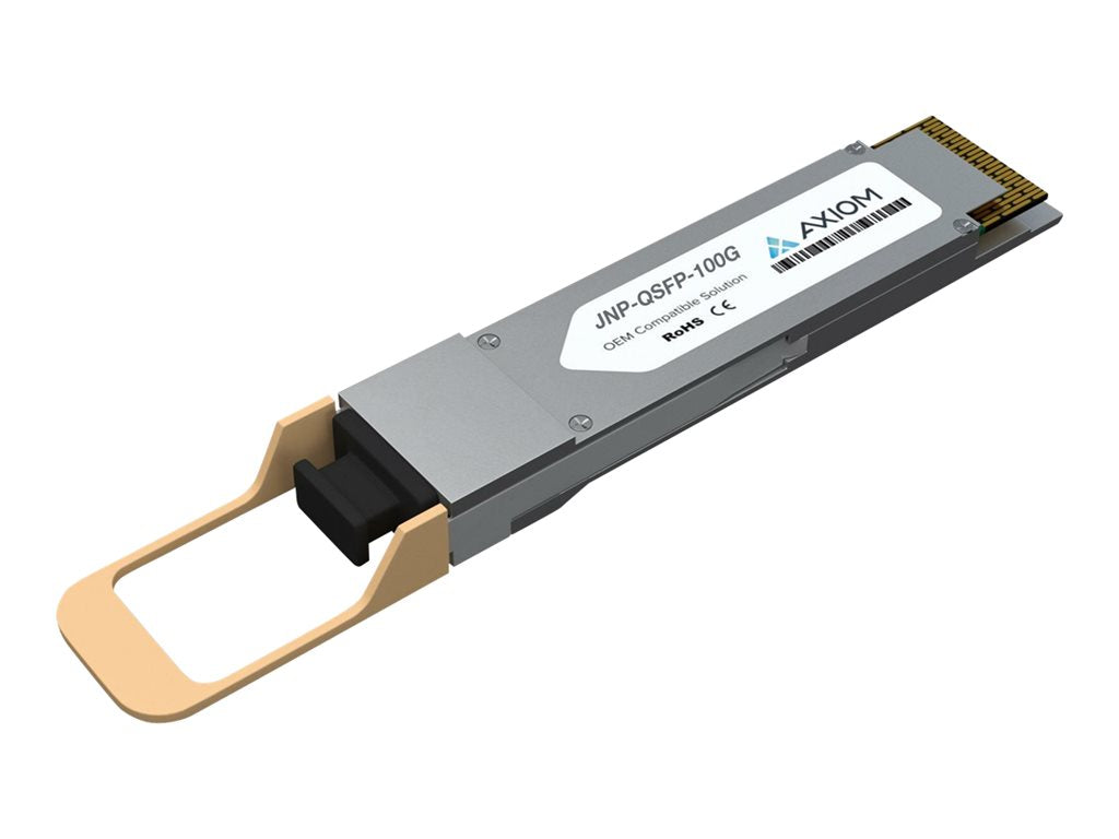 Axiom - QSFP28 transceiver module (equivalent to: Juniper JNP-QSFP-100G-CWDM) - 100GbE - 100GBase-CWDM4 - LC single-mode