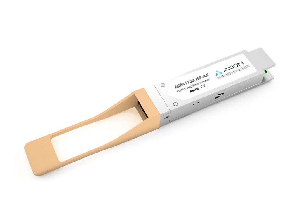 Axiom - QSFP56 transceiver module (equivalent to: Mellanox MMA1T00-HS) - 200GbE - 200GBase-SR4 - MPO-12 multi-mode - up to 328 MMA1T00-HS-AX