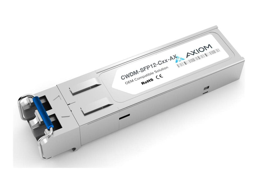 Axiom - SFP (mini-GBIC) transceiver module - CWDM - LC single-mode - up to 74.6 miles - OC-48/STM-16 LR-2 - 1490 nm SFPC12-MR49-AX