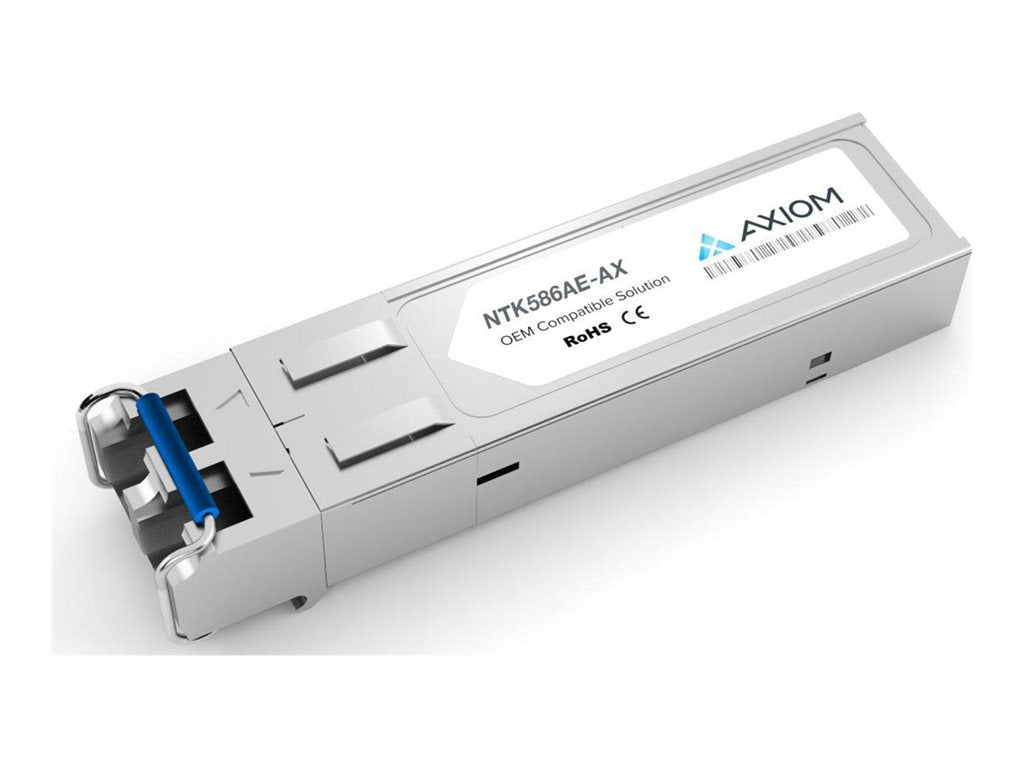 Axiom - SFP (mini-GBIC) transceiver module (equivalent to: Ciena NTK586AE) - 1GbE - 1000Base-DWDM - LC single-mode - up to 49.7 NTK586AE-AX
