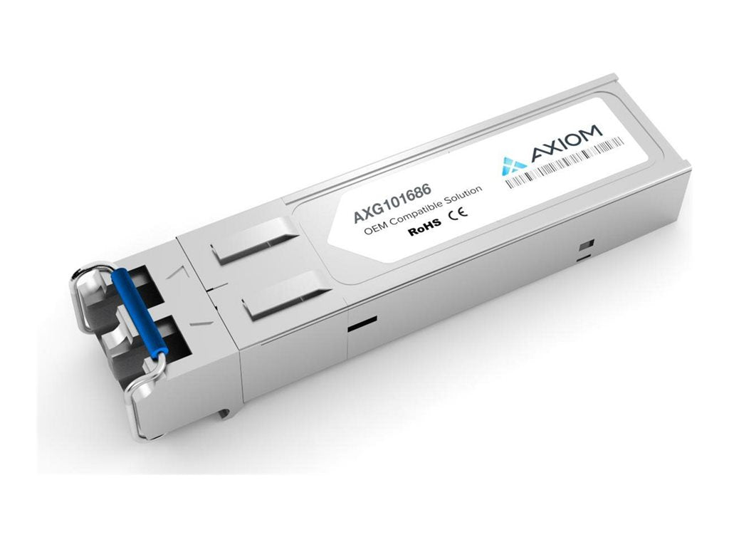 Axiom - SFP (mini-GBIC) transceiver module (equivalent to: Perle PSFP-1000D-M2LC05) - 1GbE - 1000Base-SX - LC multi-mode