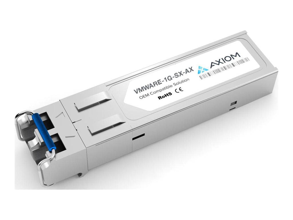Axiom - SFP (mini-GBIC) transceiver module (equivalent to: VMware VMWARE-1G-SX) - 1GbE - 1000Base-SX - LC multi-mode -