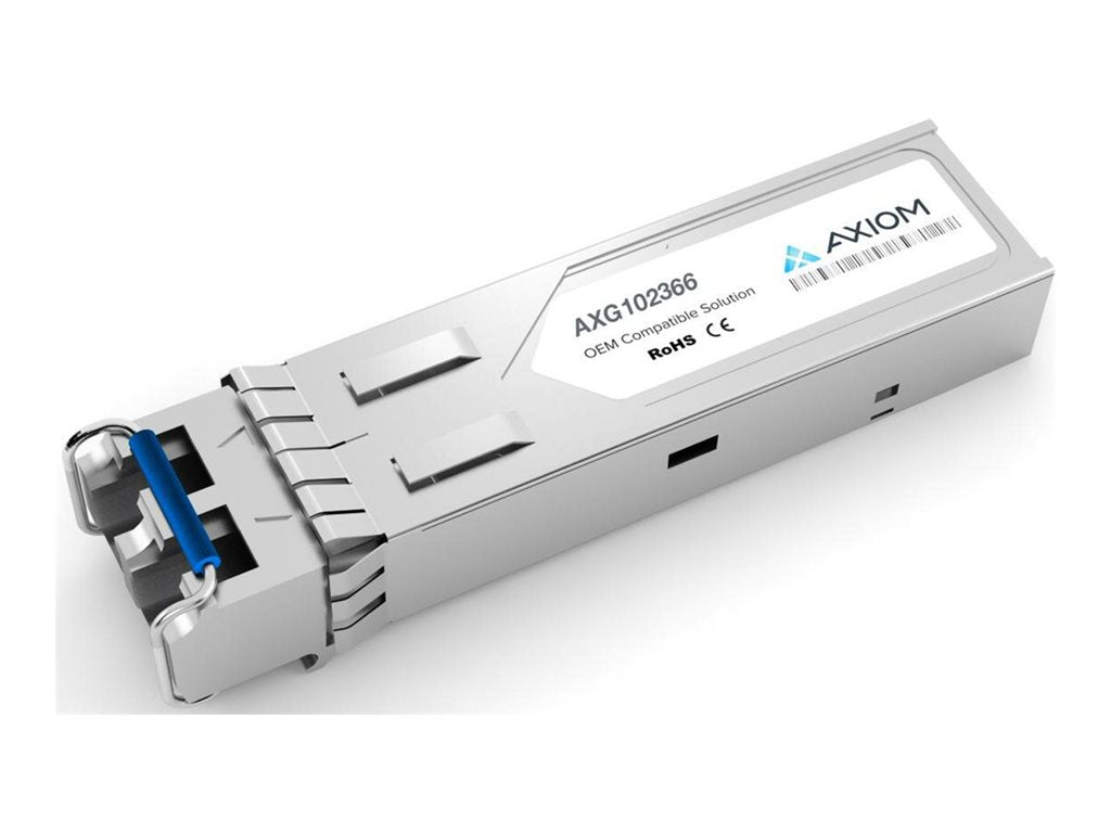 Axiom - SFP+ transceiver module (equivalent to: Alcatel-Lucent iSFP-10G-LR) - 10GbE - 10GBase-LR - LC single-mode - up to 6.2 AXG102366