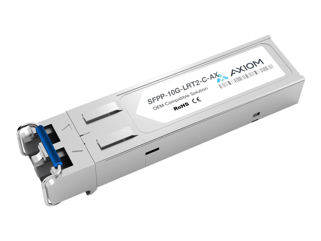 Axiom - SFP+ transceiver module (equivalent to: Juniper Networks SFPP-10G-LRT2-C) - 10GbE - 10GBase-LR - LC single-mode