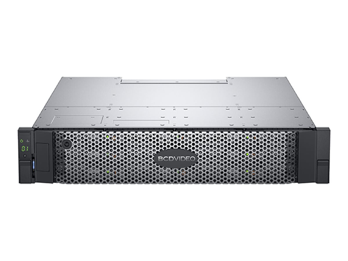 BCDVideo BCD212X-SAN - Hard drive array - 240 TB - 12 bays (SAS) - HDD 20 TB x 12 - 16Gb Fibre Channel, iSCSI (10 GbE) (external) BCD212X-SAN-HE-240