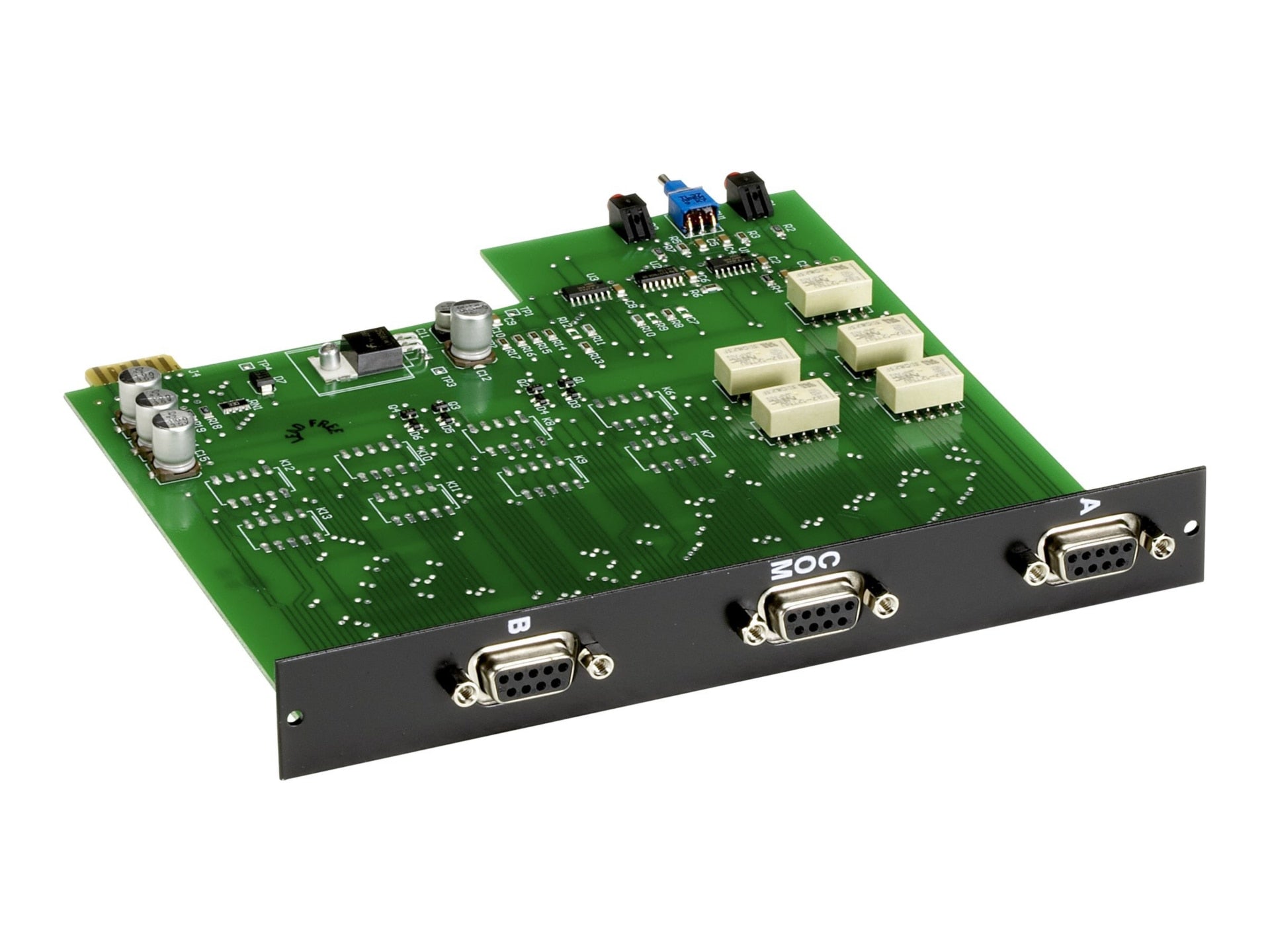 BLACK BOX DB9 A/B Latching Switch Card Power-Retentive for Technicians