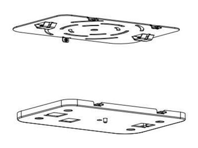 BOOM - Mounting kit (upper cover plate, lower cover plate) BM04-0019