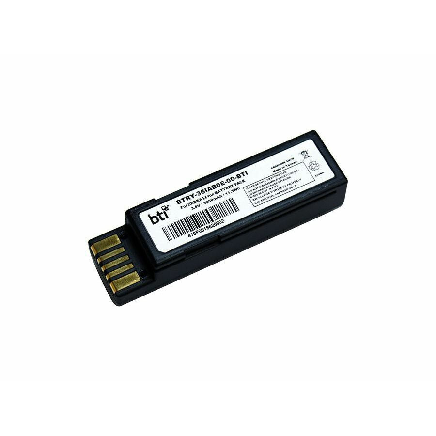 BTI 3.6V Li-Ion Scanner Battery BTRY-36IAB0E-00-BTI for Zebra Scanners