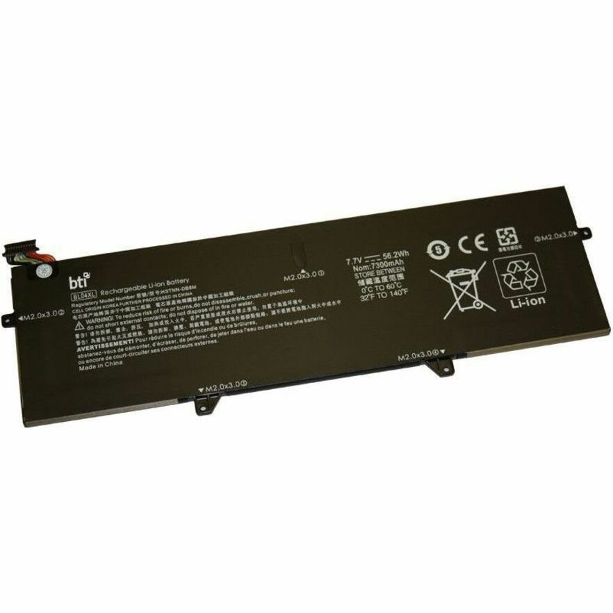 BTI L07041-855-BTI 7.7V 56.2WHR LI-ION BATTERY BL04056XL-PL, BL04XL, HSTNN-UB7N,